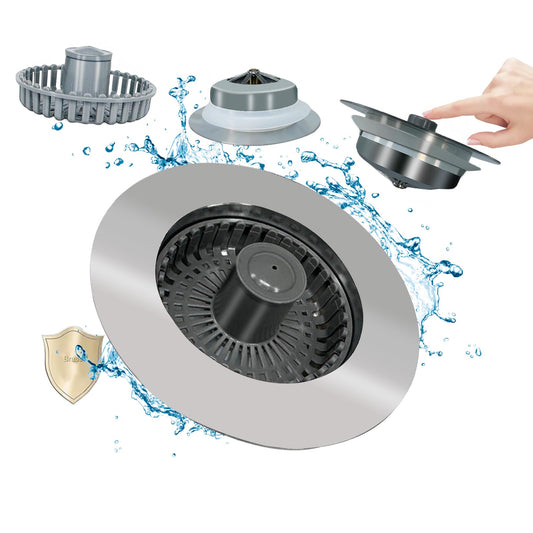 3-in-1 Kitchen Sink Drain Strainer by NOEAIKE