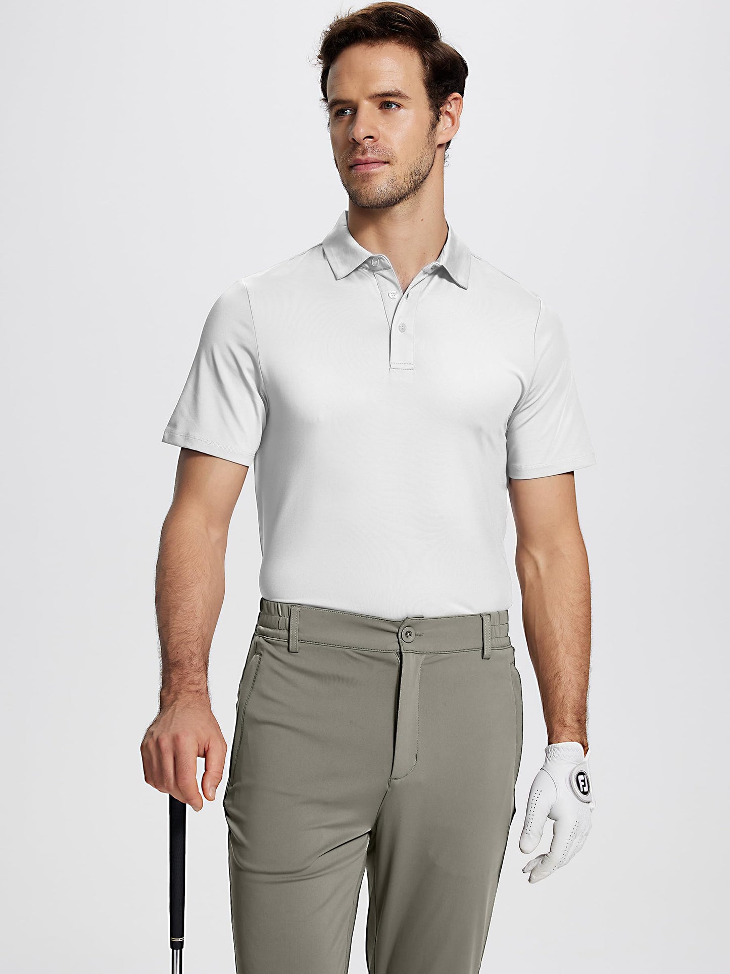 Mens Lightweight Quick Dry Golf Polo Shirt
