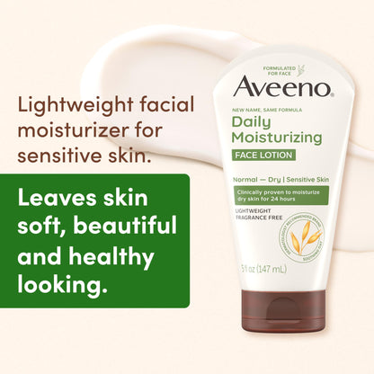 Aveeno Daily Moisturizing Face Lotion 5 oz