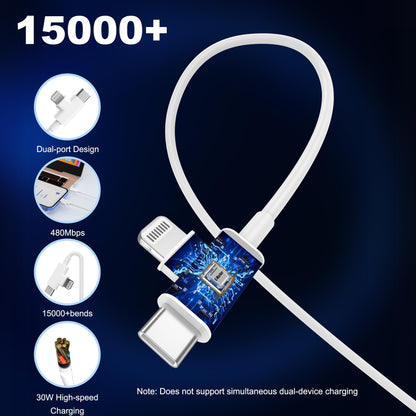 30W Fast iPhone Charger with 6FT Cable