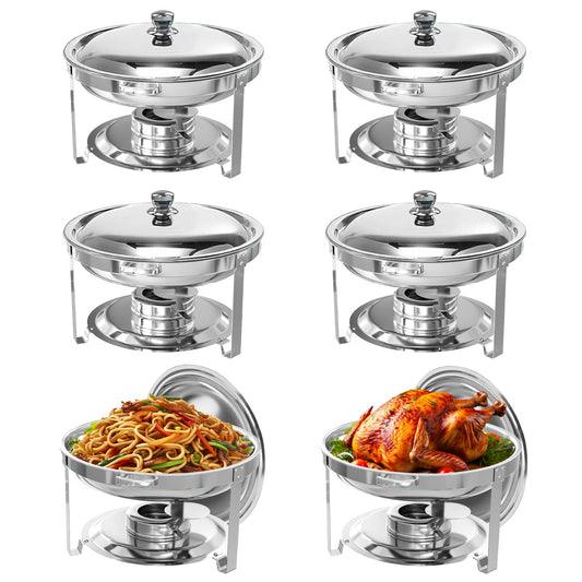 Aplancee 5QT Stainless Steel Chafing Dish Set