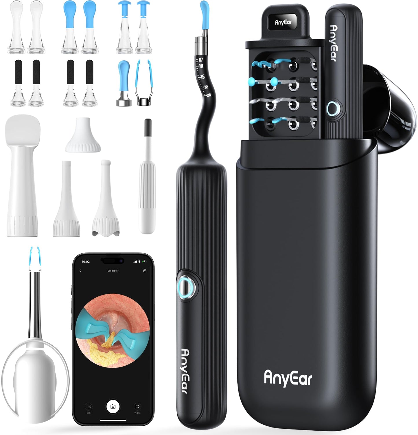 Ear Wax Removal Camera Kit with 10MP Otoscope