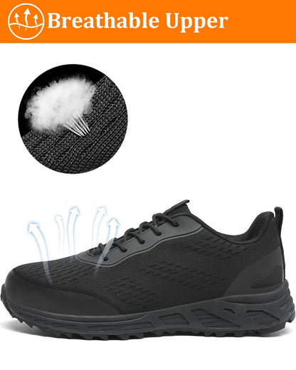 VikoViren Lightweight Steel Toe Safety Sneakers