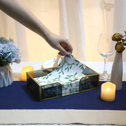 Glass Napkin Towel Holder