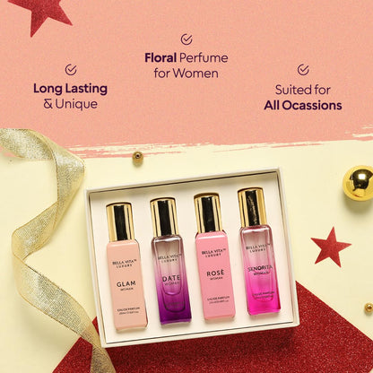 Luxury Perfume Gift Set for Women - 4x20ml