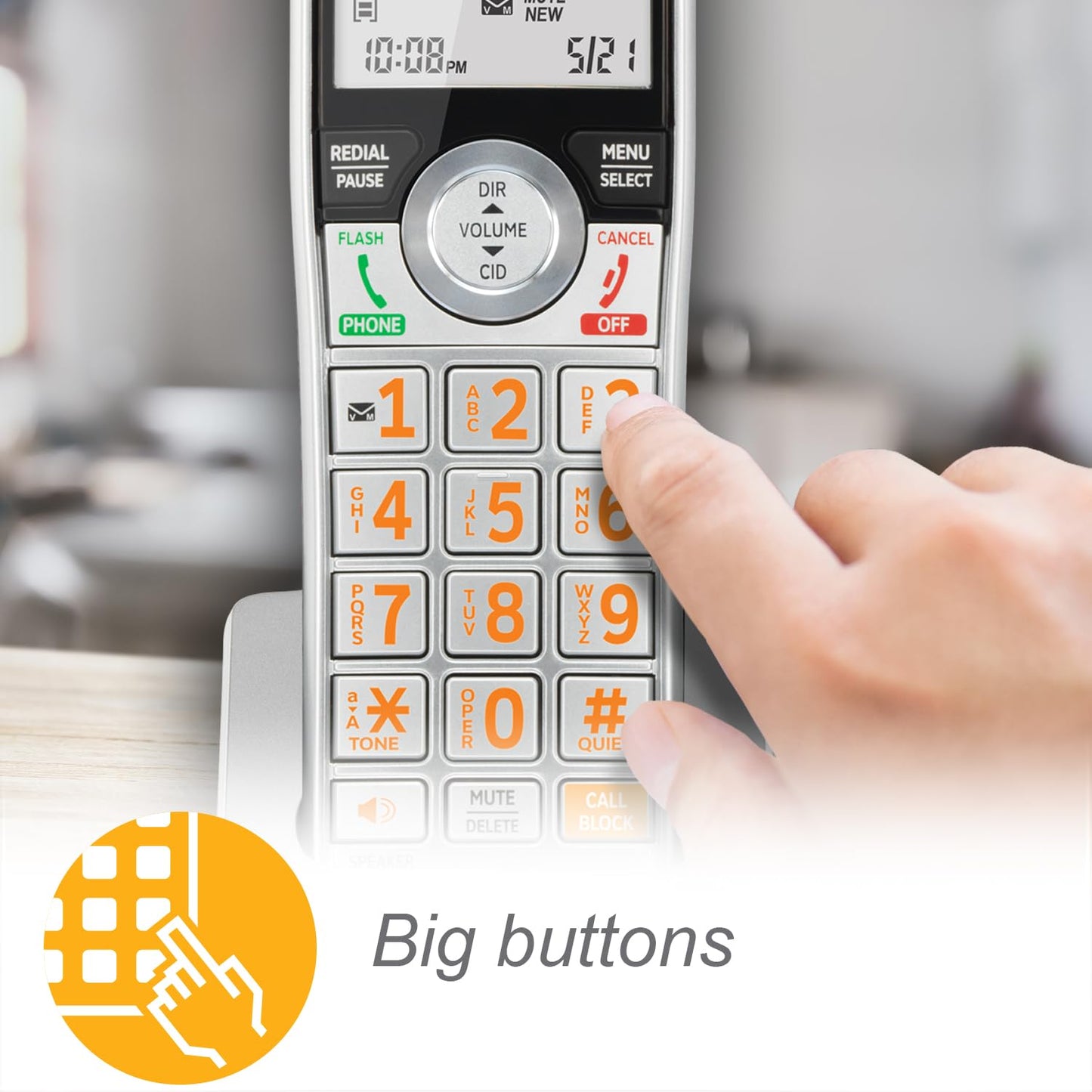 AT&T 3-Handset Cordless Phone with Answering System