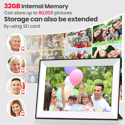 10.1" WiFi Digital Photo Frame with Touch Screen
