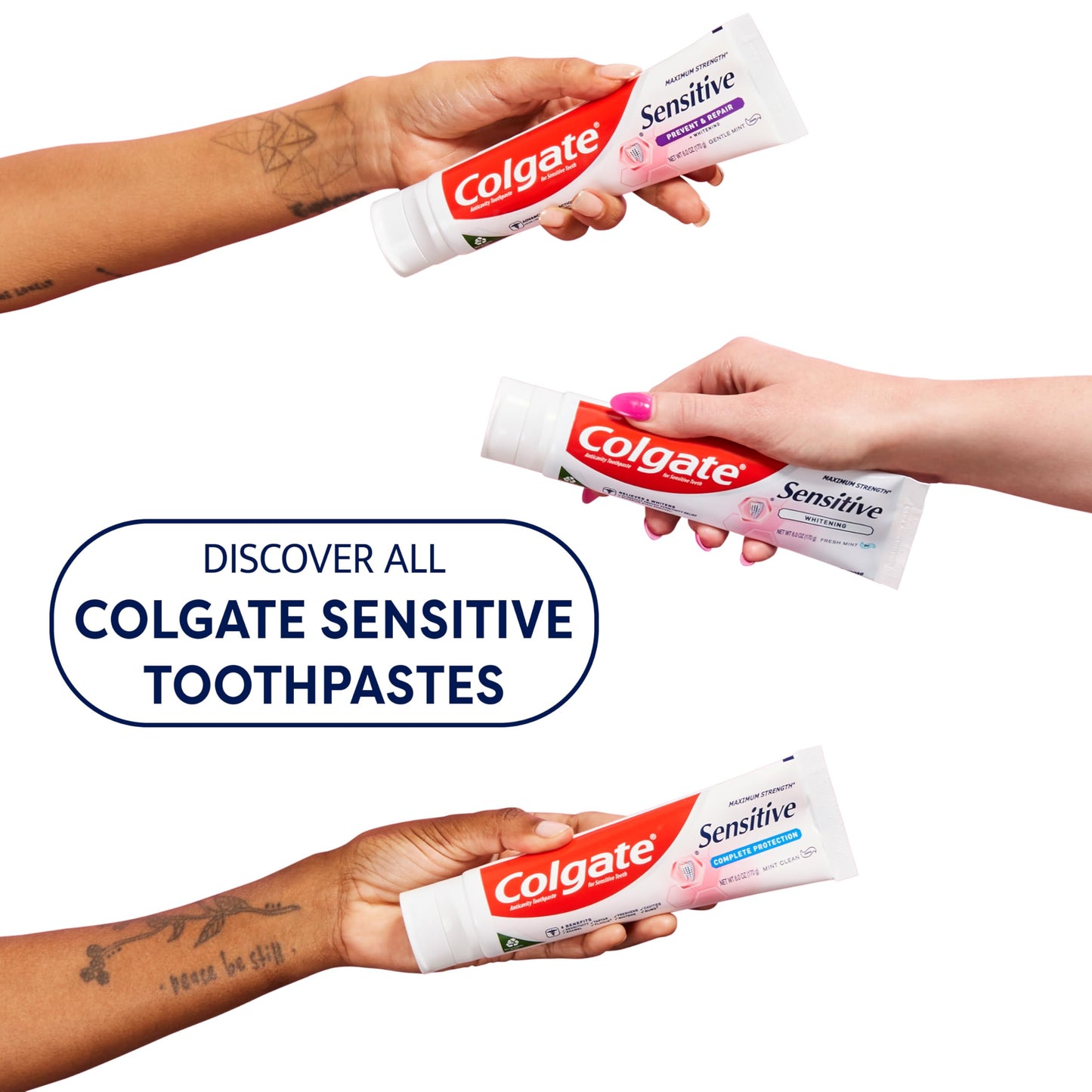Colgate Whitening Toothpaste for Sensitive Teeth - 3 Pack