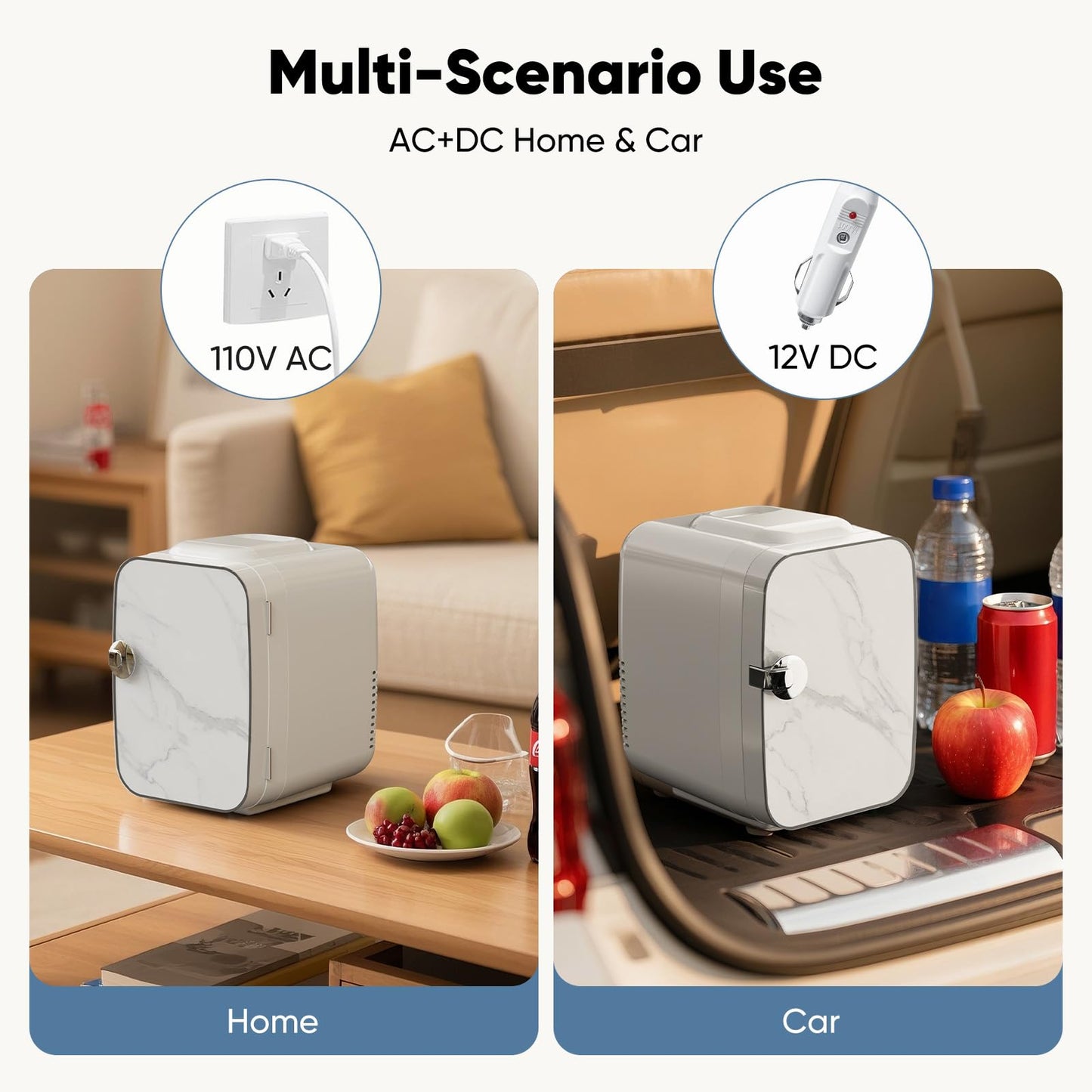4L Mini Fridge Cooler & Warmer by DUMOS