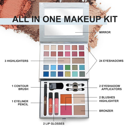 All-in-One Makeup Kit with 24 Shades