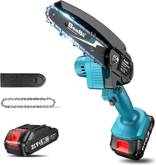 6-Inch Cordless Mini Chainsaw for Tree Trimming