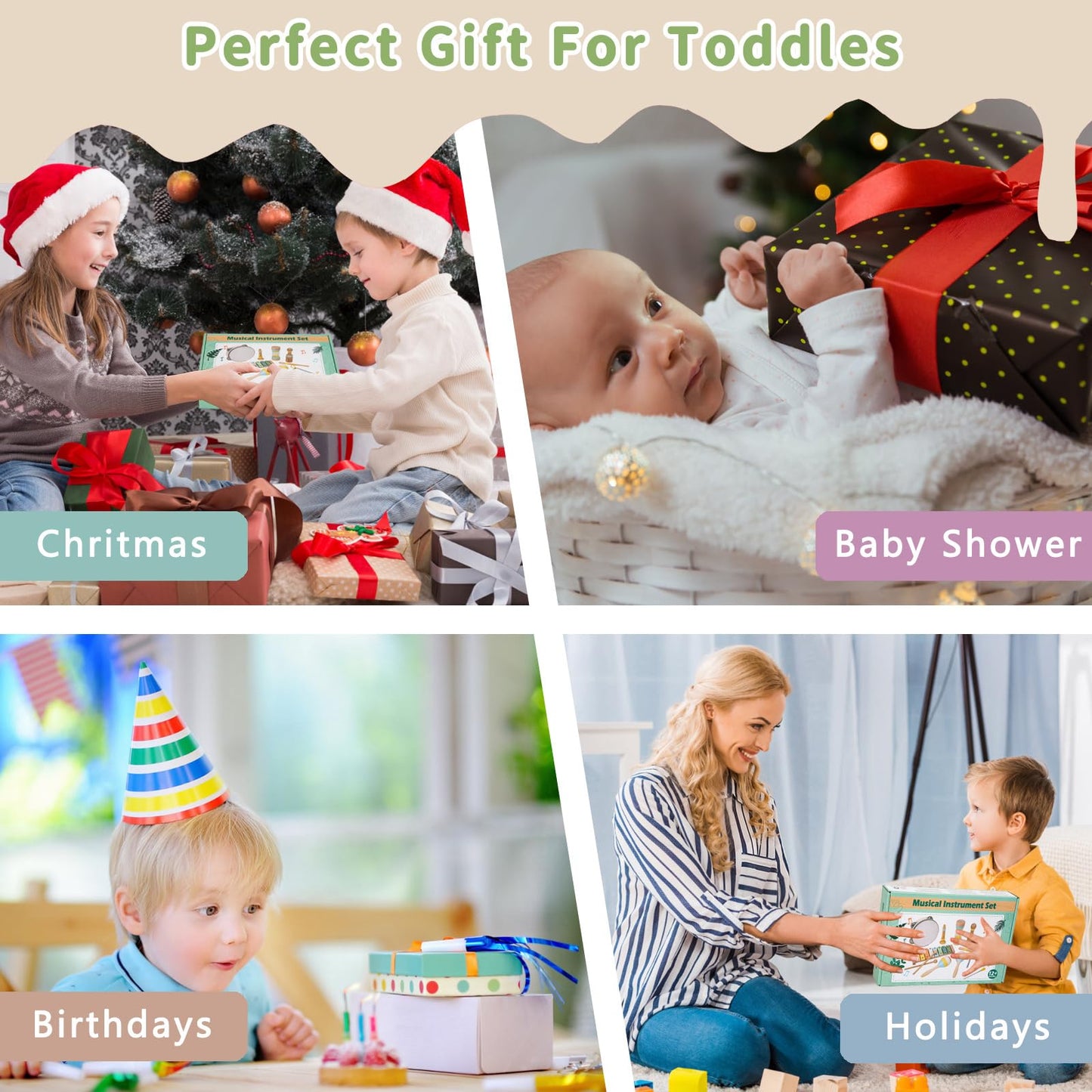 Toddler Musical Instruments Set by KIECIK