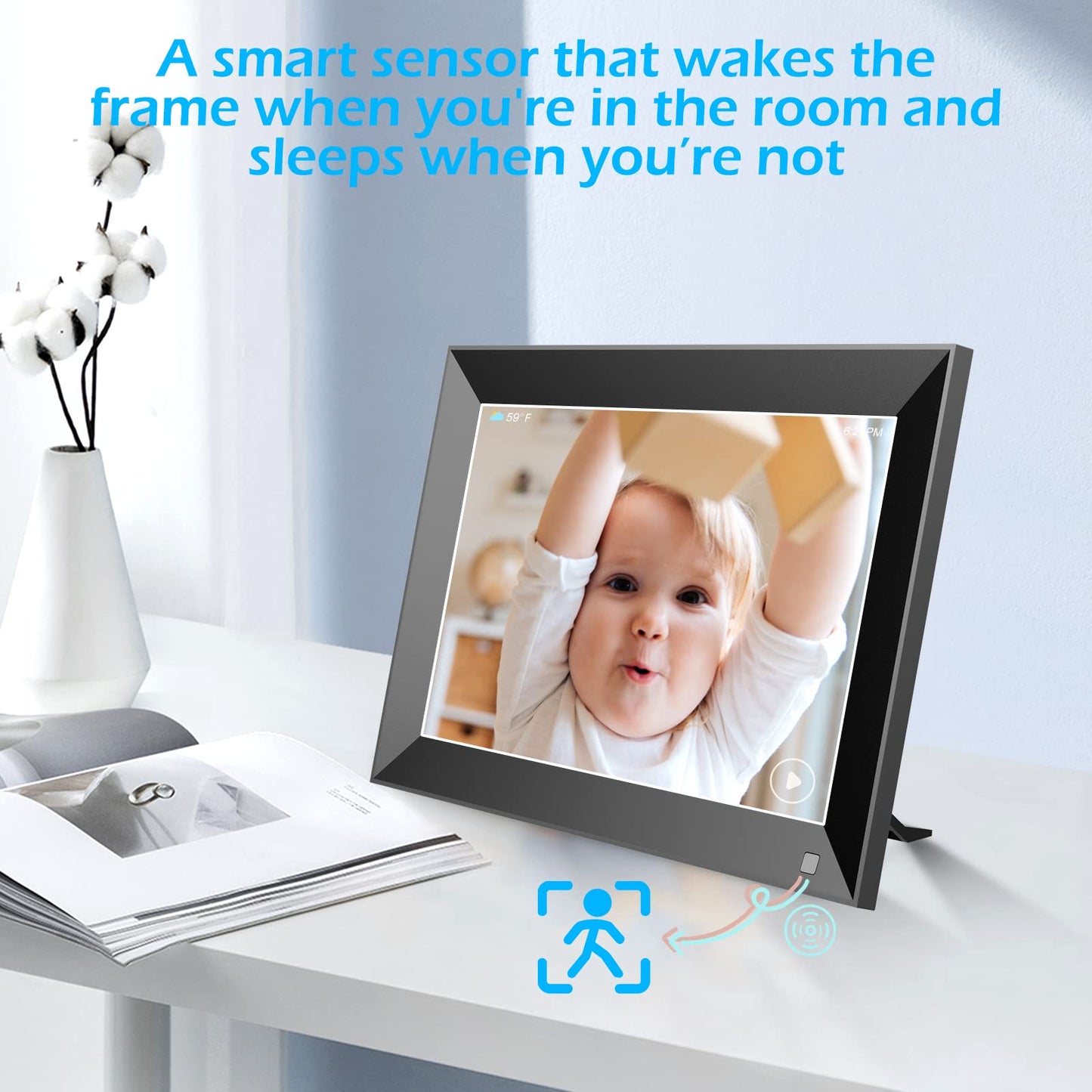 10.1" WiFi Digital Photo Frame with App