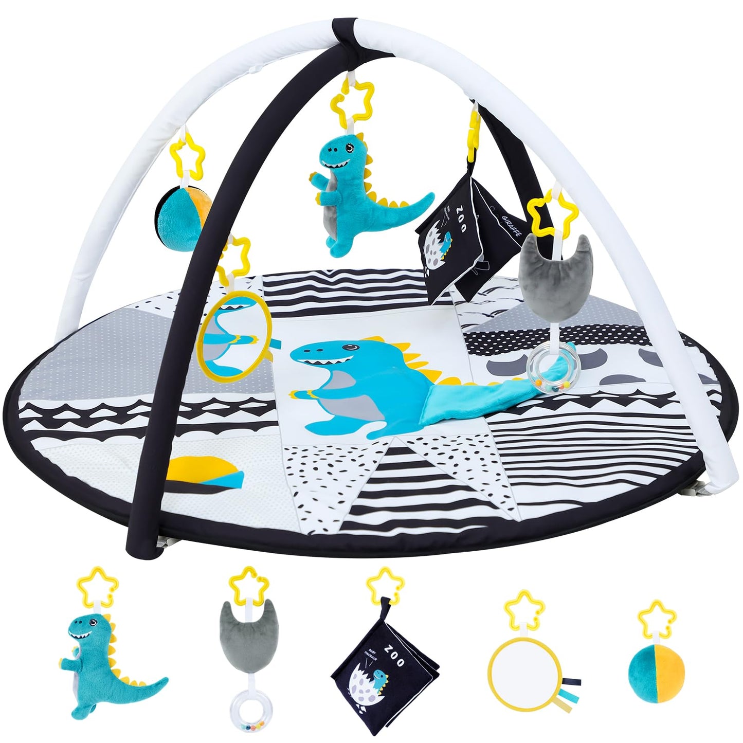 Baby Activity Gym with Toys for Sensory Play
