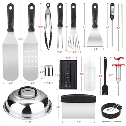 Griddle Accessories Kit for BBQ and Grilling