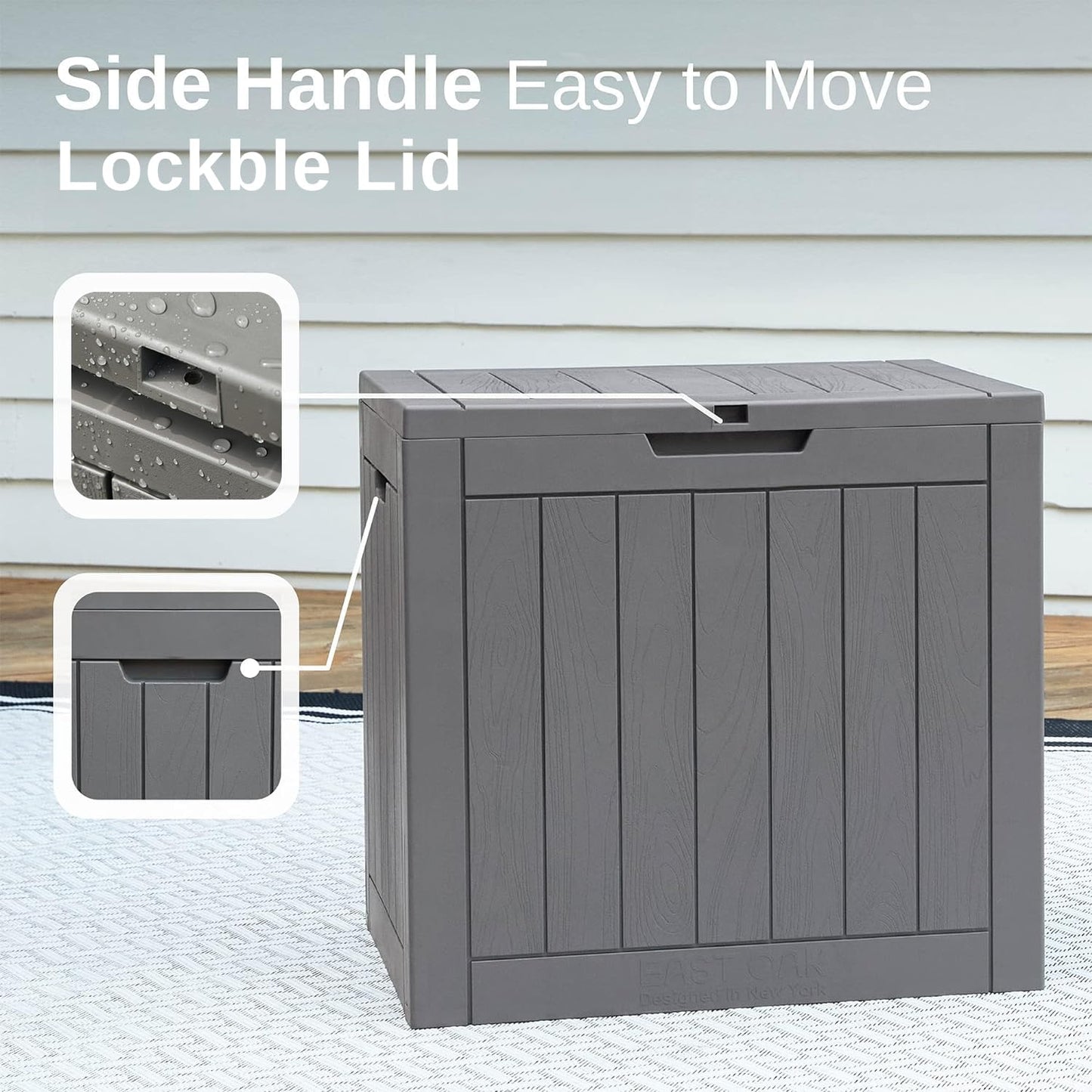 Outdoor Storage Box for Cushions and Tools