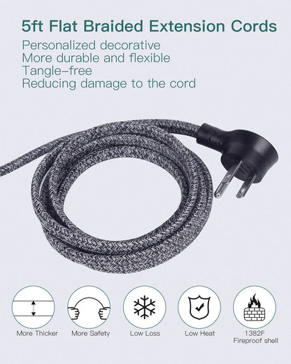 Addtam Power Strip with 3 USB Ports