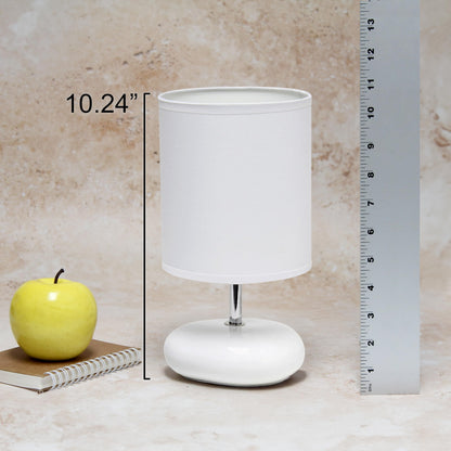 Petite Circle Stone Table Lamp for Kids Room