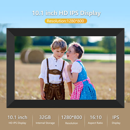 FRAMEO WiFi Digital Photo Frame 10.1 Inch