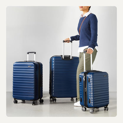 3-Piece Hardshell Suitcase Set with Wheels