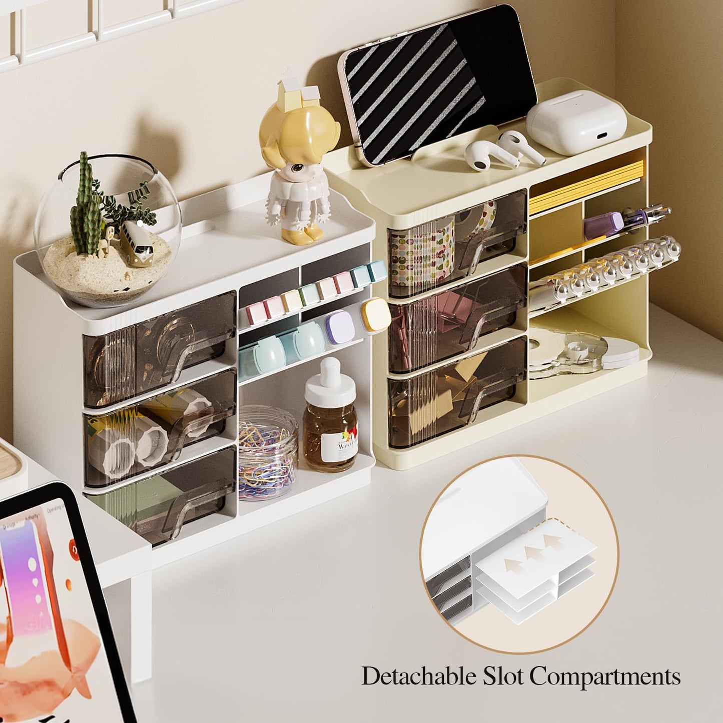 Makeup Organizer with Drawers for Vanity Storage