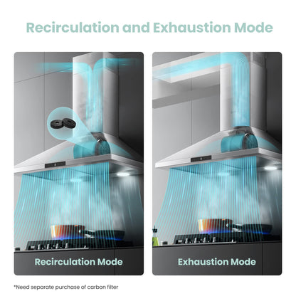 30 Inch COMFEE' Range Hood with Gesture Control