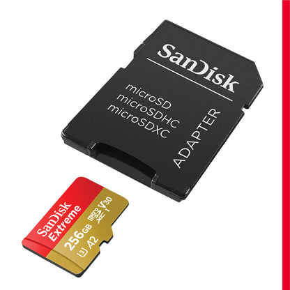 SanDisk 256GB Extreme microSD Card for 4K