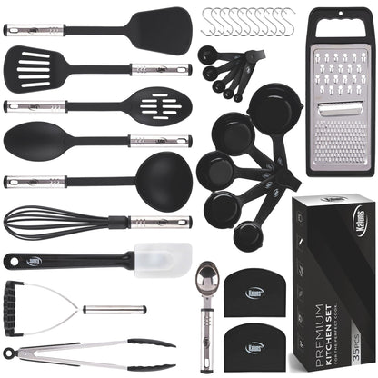35-Piece Nonstick Cooking Utensils Set