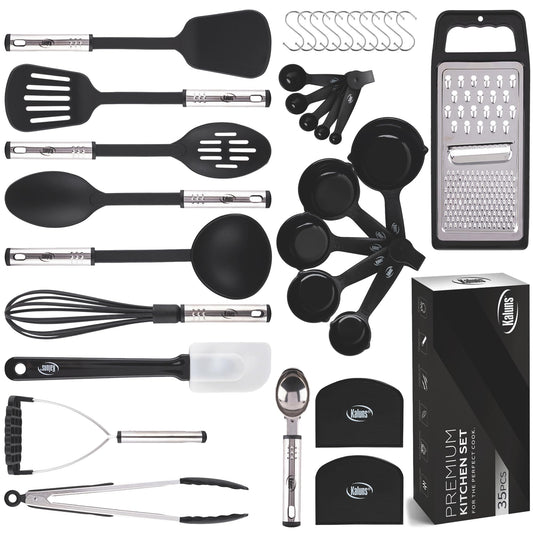 35-Piece Nonstick Cooking Utensils Set
