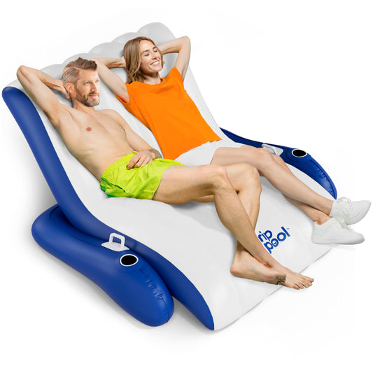 Inflatable Luxury Pool Recliner Float for Adults