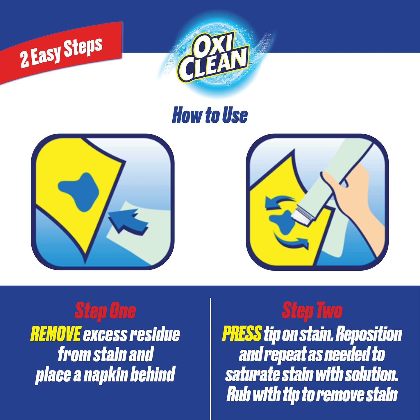OxiClean Instant Stain Remover Pen, Pack of 3