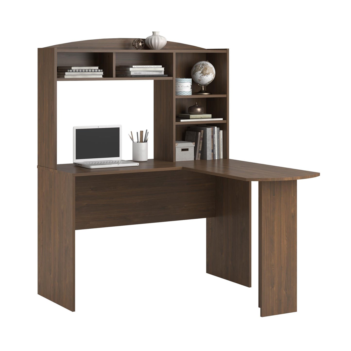 Ameriwood Home Sutton Desk, Florence Walnut