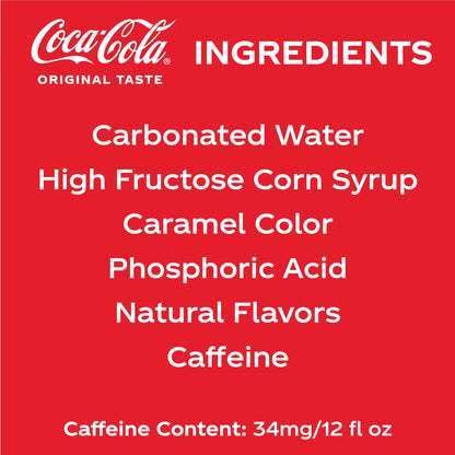 Coca-Cola Classic Soft Drink, 12 Pack