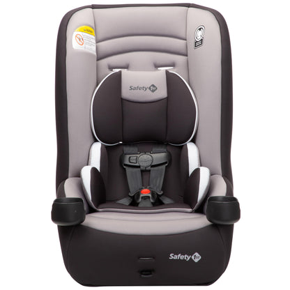 Safety 1st Jive 2-in-1 Convertible Car Seat, Rear Facing Car Seats for Babies (5-40 lbs, 19-40"), Forward Facing Carseat for Toddlers (22-65 lbs, 29-49"), Black Fox