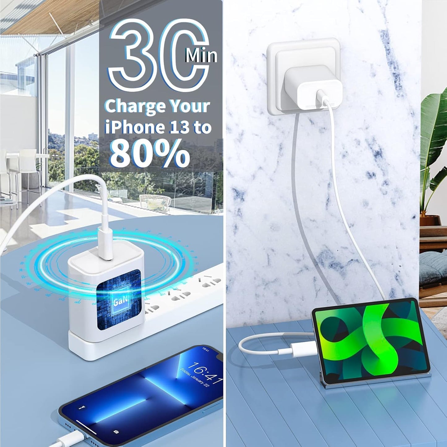 Redpark 20W USB-C iPhone Fast Charger 2-Pack