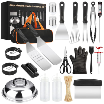 Griddle Accessories Kit for BBQ and Grilling