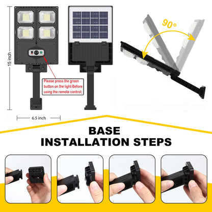 TFKK Solar Motion Sensor Flood Lights, 2PCS