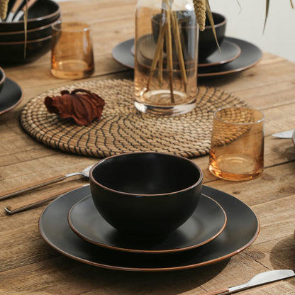 16-Piece Stoneware Dinnerware Set for 4