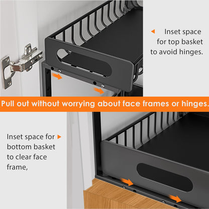 2-Tier Under Sink Organizer by HBL'