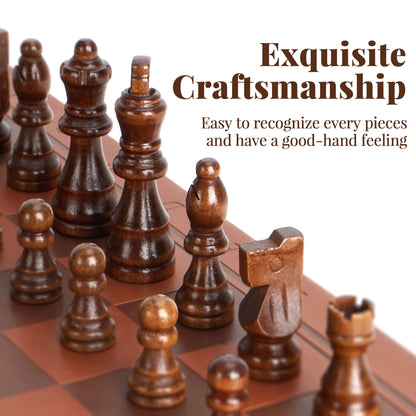 Magnetic Travel Chess Set for Kids and Adults