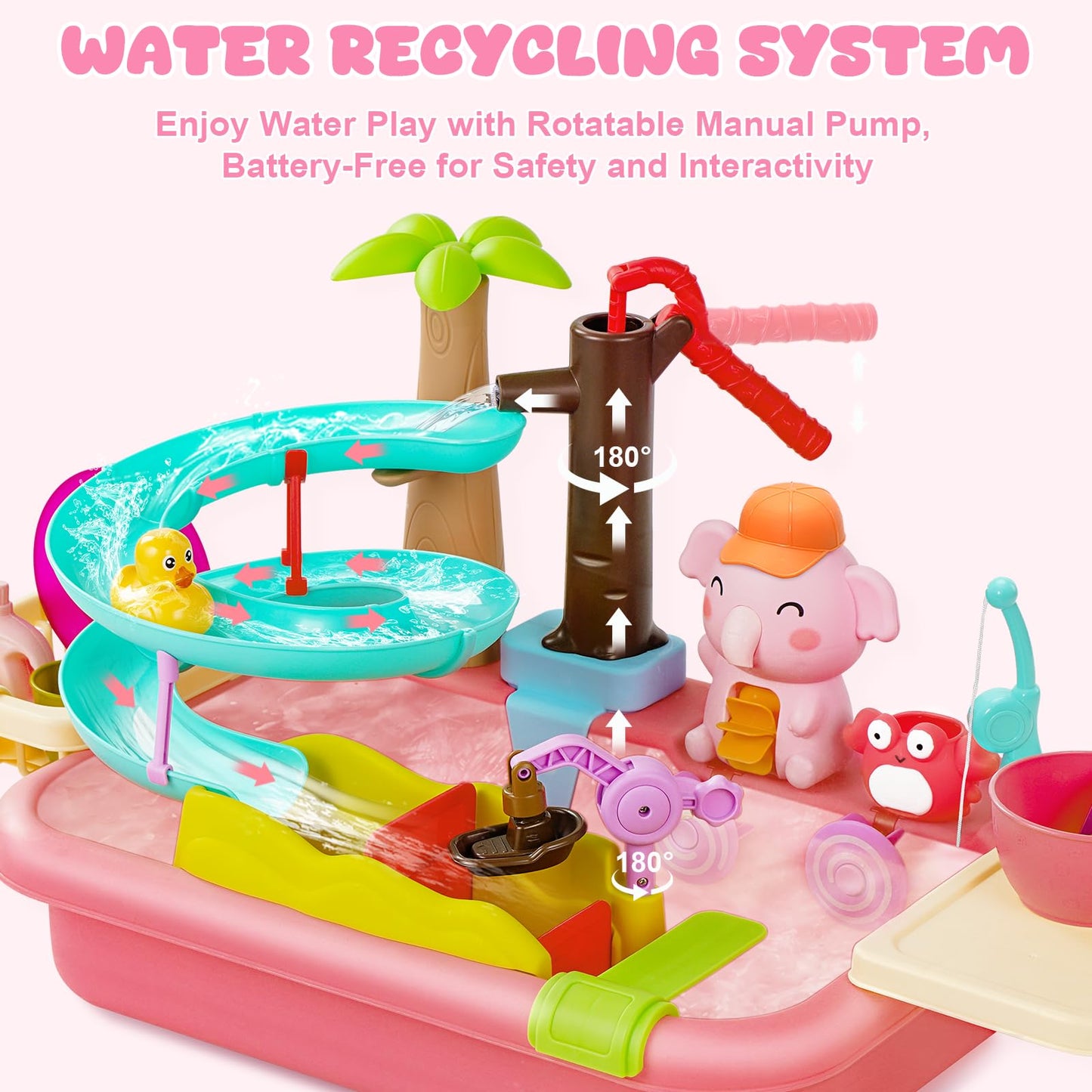 4-in-1 Water Table Toy for Kids