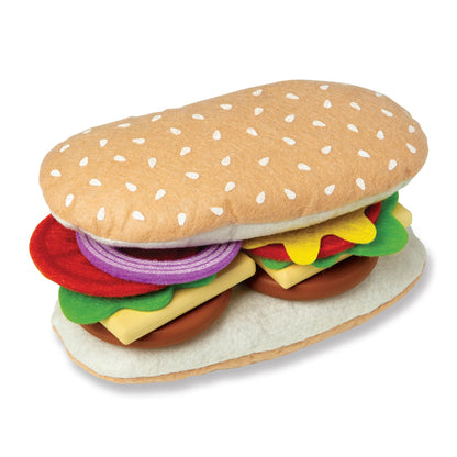 Melissa & Doug Wooden Sandwich Counter Play Set