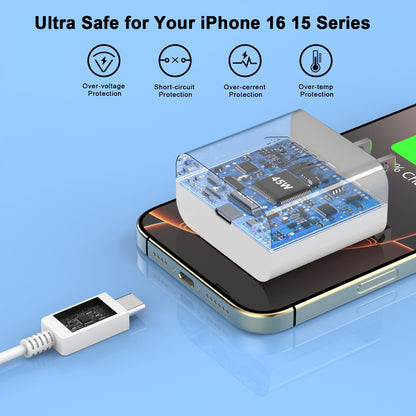 iPhone 16 Pro Max Fast Charger 10FT Cable