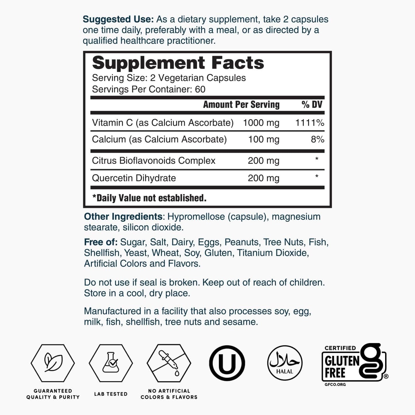 Nature’s Lab Vitamin C 1000mg Immune Support