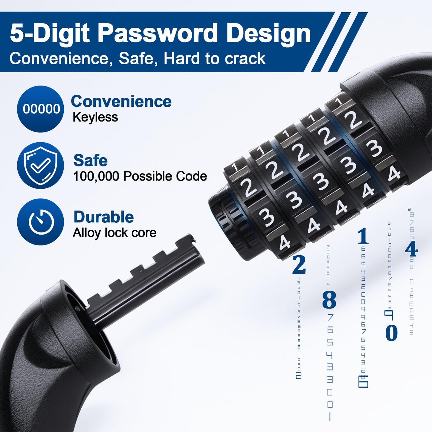 Heavy Duty Bike Chain Lock by NDakter