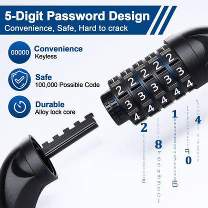 Heavy Duty Bike Chain Lock by NDakter