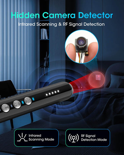 STSVA Camera Detectors,4 in 1 Portable Detector for Home,Hotel,Office,Car,GPS Detector,Wireless Item Finders.