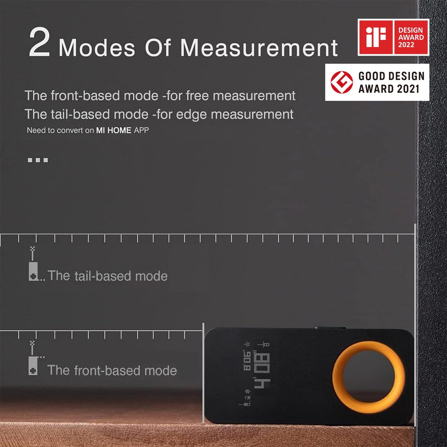 98ft HOTO Laser Measuring Tool with OLED Display
