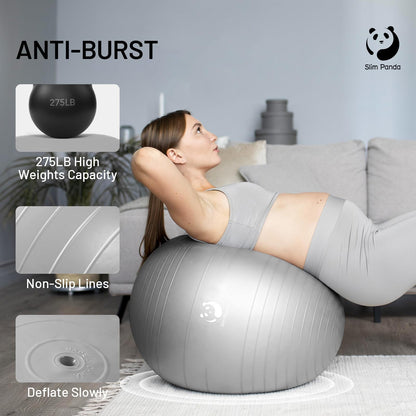 Exercise Ball for Fitness and Therapy by Slim Panda