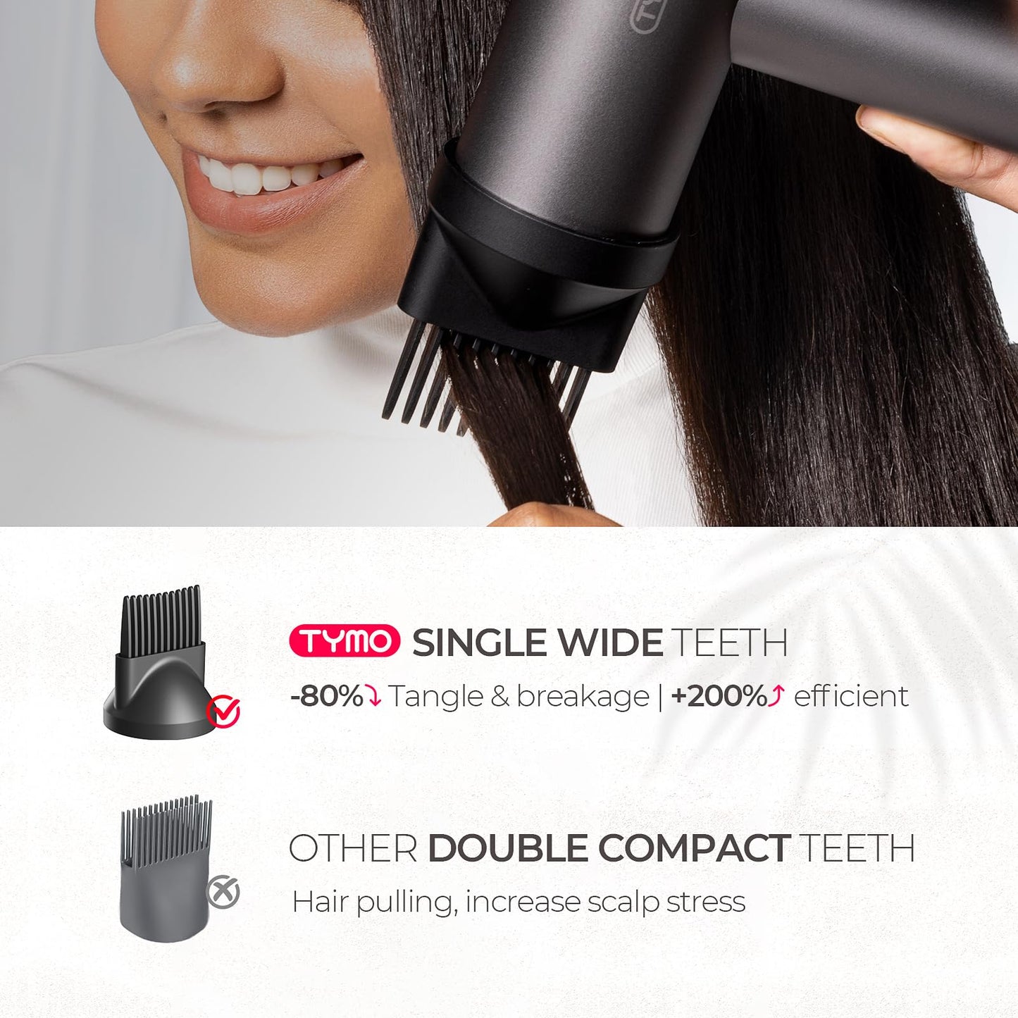 1500W TYMO Professional Hair Dryer with Diffuser